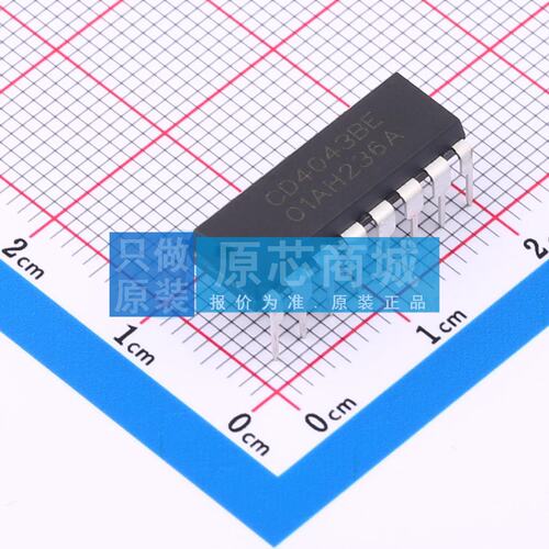 锁存器 CD4043BE(XBLW) DIP-16 原装正品 电子元器件配单