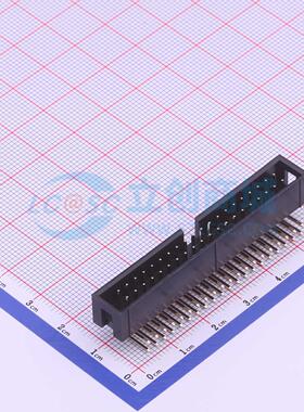 连接器 321040RG0ABK00A01 弯插,P=2.54mm 2x20P 简牛座