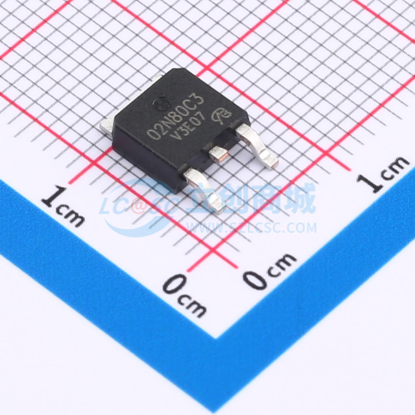 场效应管MOS SPD02N80C3-VB TO-252 800V 2A VBsemi微碧