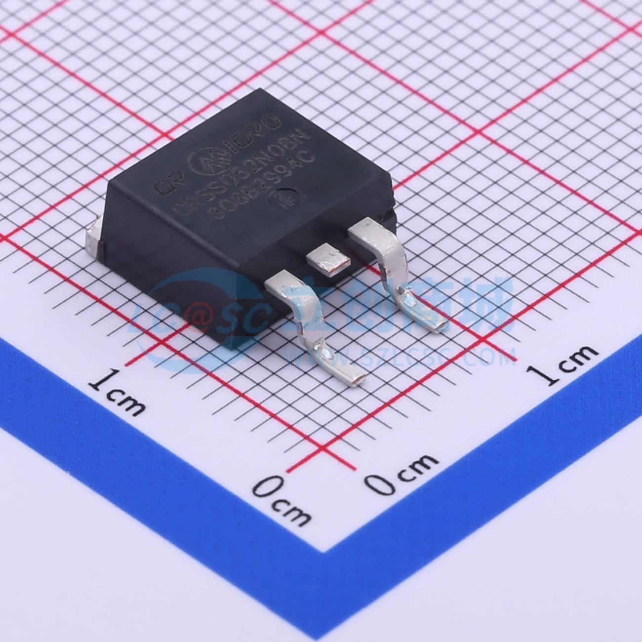 场效应管MOS CRSS052N08N TO-263 85V 120A CRMICRO(华润微)