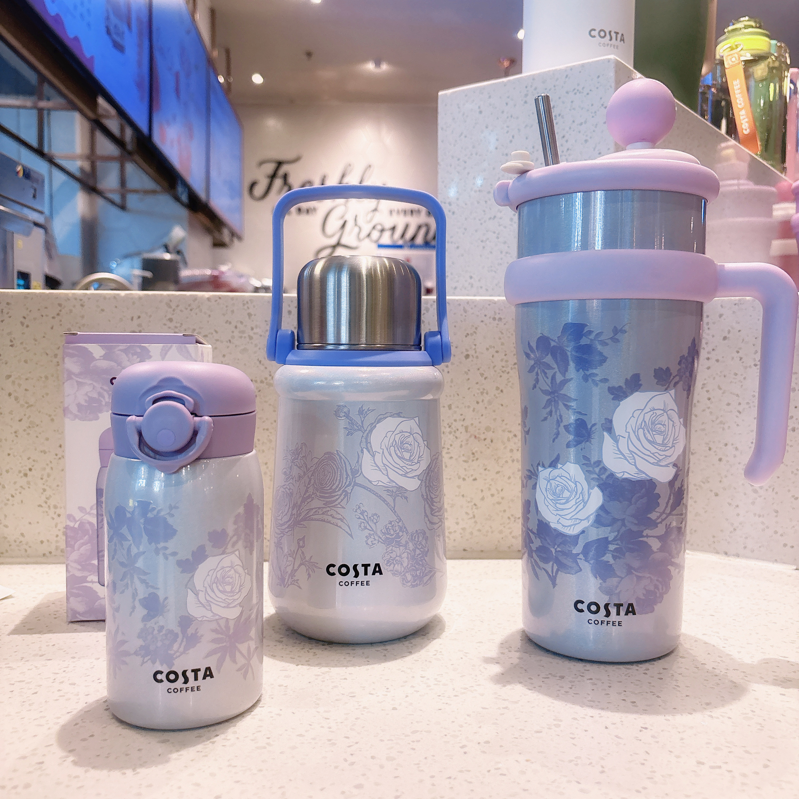 costa王星越巨无霸大容量女生水杯户外运动杯子2025新款玫瑰礼盒