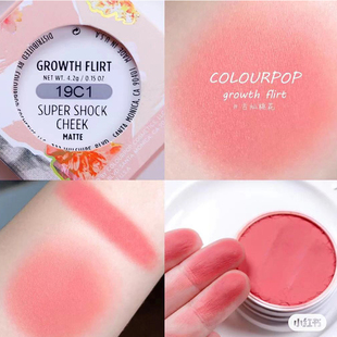 美版colourpop土豆泥腮红海淘卡拉泡泡count me in水蜜桃元气少女