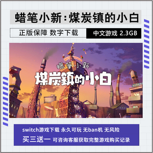 NS游戏 任天堂 switch 蜡笔小新煤炭镇的小白 数字版 下载版