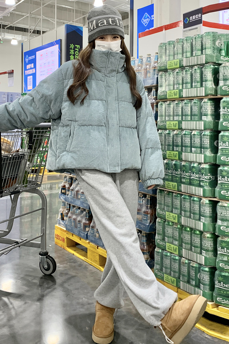 短款灯芯绒棉服8418-P190-K298,女装棉衣/棉服,2C231
