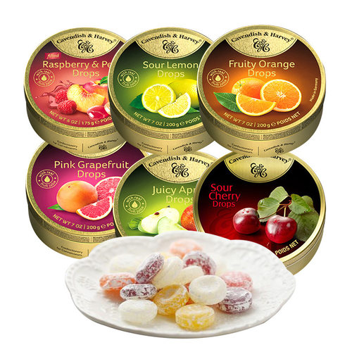 嘉云水果味硬糖德国糖果嘉云无糖