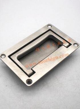LS116-1S不锈钢平面拉手PL002-1-2 方形折叠拉手嵌入门把手