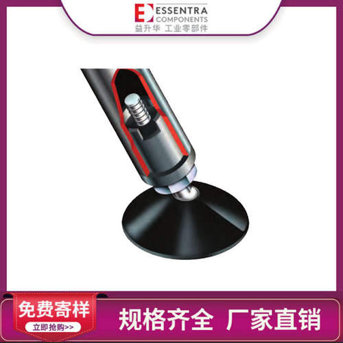 益升华ESSENTRA厂家可调节圆形塞塑料螺母桌椅脚垫SR1575地脚