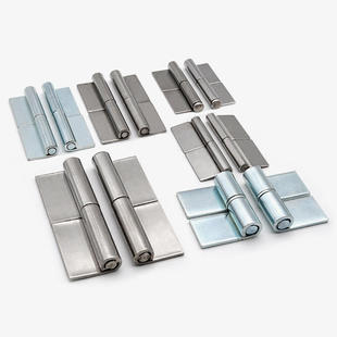 焊接式可拆卸合页304不锈钢脱卸铰链机柜门平开合页五金旗形铰链