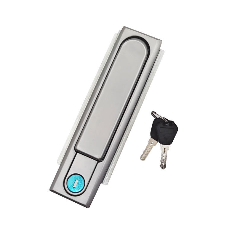 MS480-1锌合金平面锁燃气设备调压柜锁配电箱柜门锁MS480锁