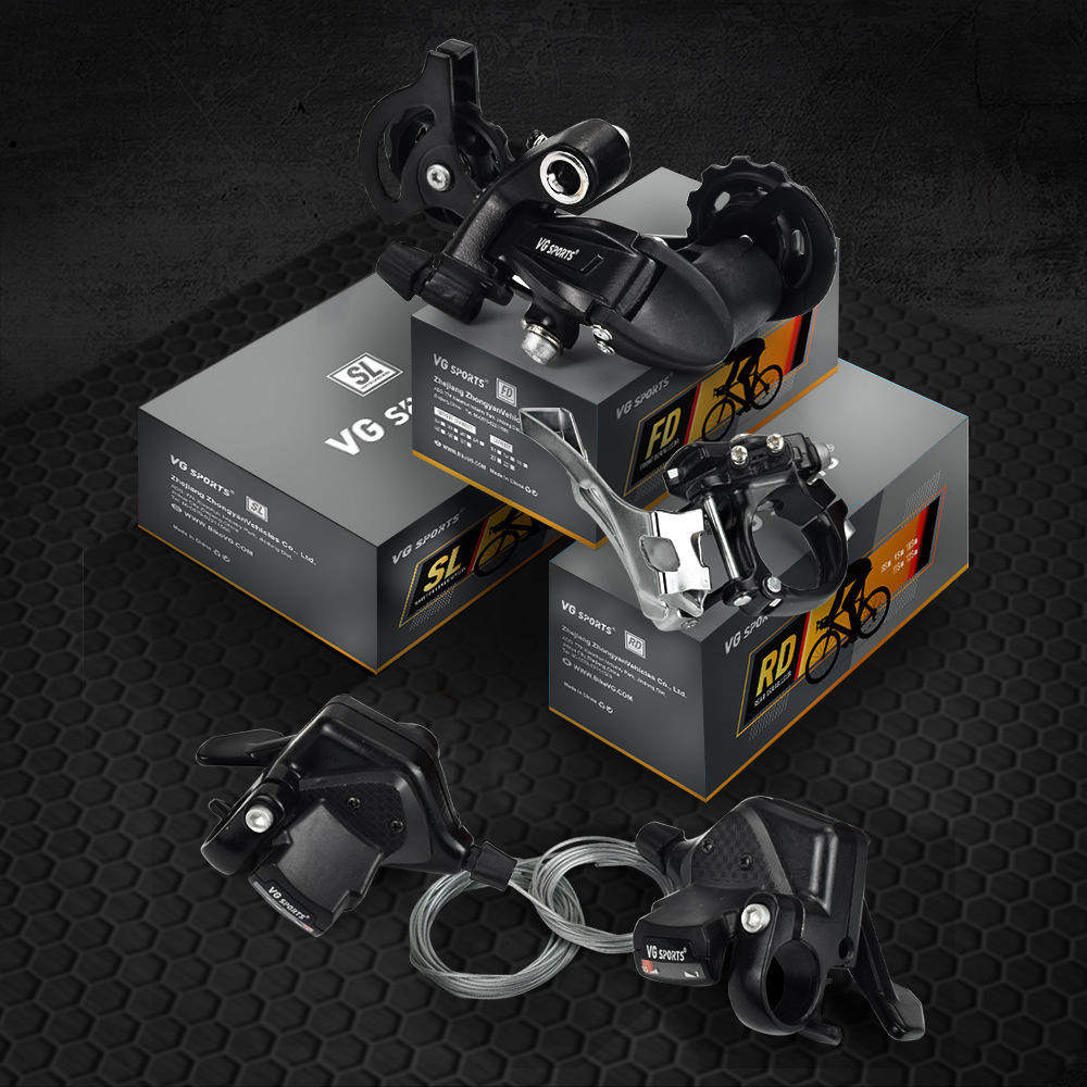 VG SPORTS 10/20/30速山地自行车变速套件10速变速链条飞轮后拨指