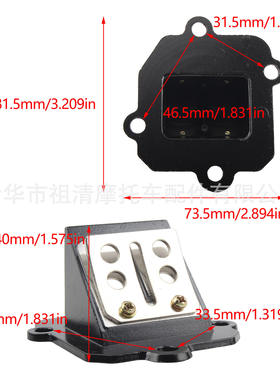 摩托车化油器簧片阀适用于YAMAHA 5bm 5su zr evo vino50气门阀