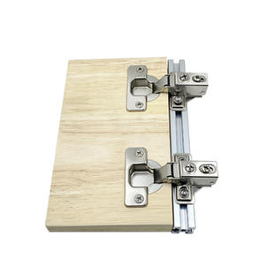 20型材柜门铰链工业铝型材DIY鱼缸框架橱柜门铰链型材转接片配件