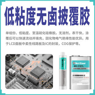 SN558三防胶液晶显示模块IC晶片封装胶玻璃金属有机硅电子披覆胶
