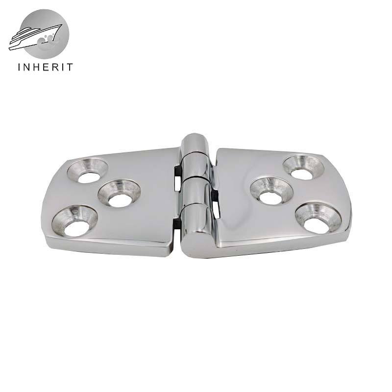 316不锈钢合页38*76*4 六孔铰链 船用加厚72/102/107*38门活页