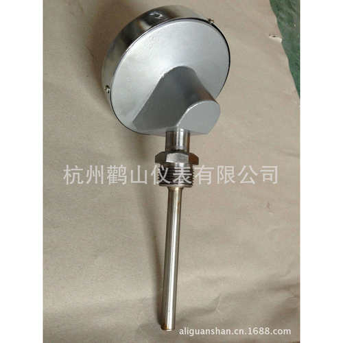WSS423工业双金属温度计双金属温度计135° 铝壳温度计 可定制