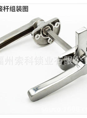 加厚工业设备旋转拉手BS601重型不锈钢把手烤箱蒸柜门把手