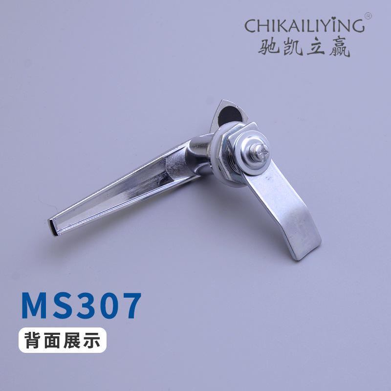 MS307开关柜门锁 配电箱电柜门锁 户外防水锁 锌合金把手锁执手锁