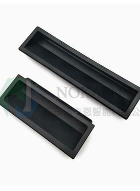 LS537-2嵌入式ABS塑料暗拉手设备钣金卡入式把手P2-5X/4X黑色扣手