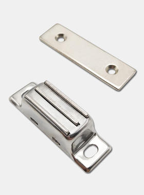 HFU02-40/HFU52-40不锈钢正吸磁吸门吸扣强力钣金柜耐热型磁力扣