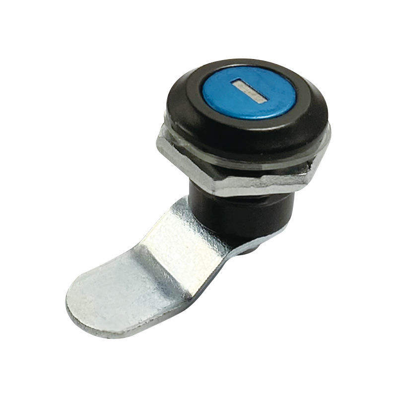 MS407锁黑色圆柱配电箱转舌锁MS805小圆锁户外通讯箱锁仪表锁