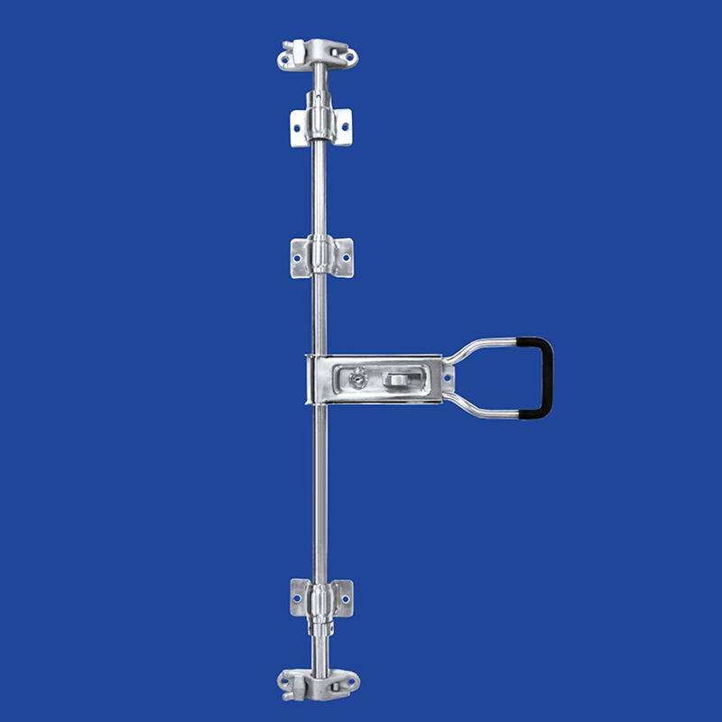 活鱼海鲜冷藏运输车箱后门配置304不锈钢门锁总成可大货车把手锁