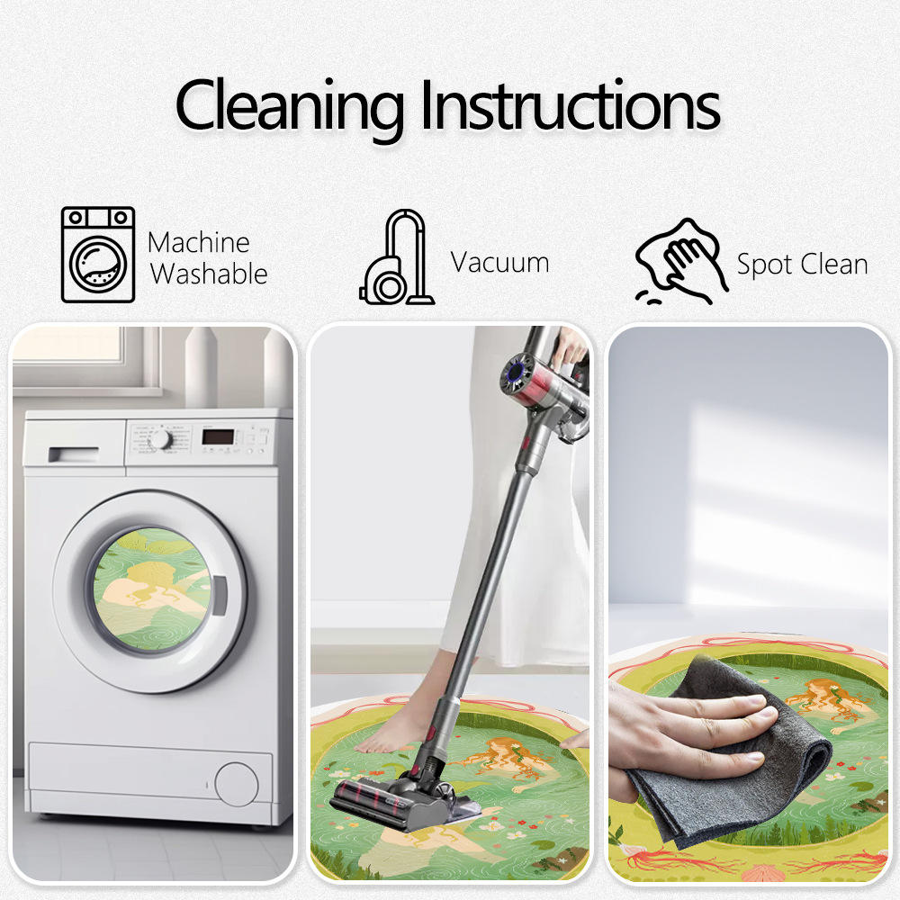 仿羊绒可机洗北欧异形小清新草绿淡绿色少女卡通卧室地毯地垫