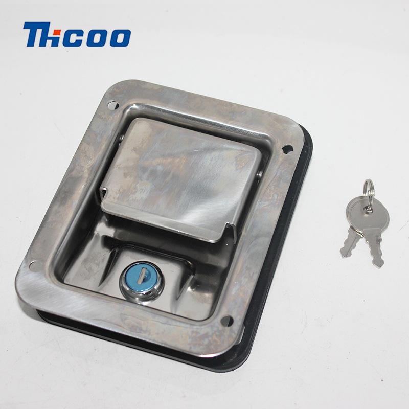 斯科A7831不锈钢面板锁现代简约货车工程机械车门锁拖车挂锁MS866