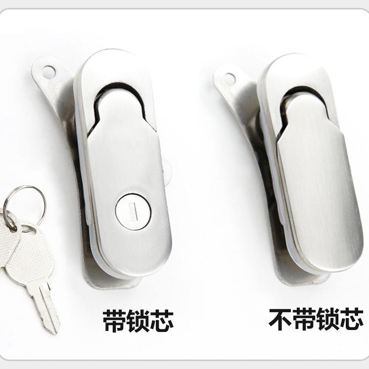 嵌入式电箱旋转锁交接箱柜锁不锈钢铸造平面锁通信电柜通信机