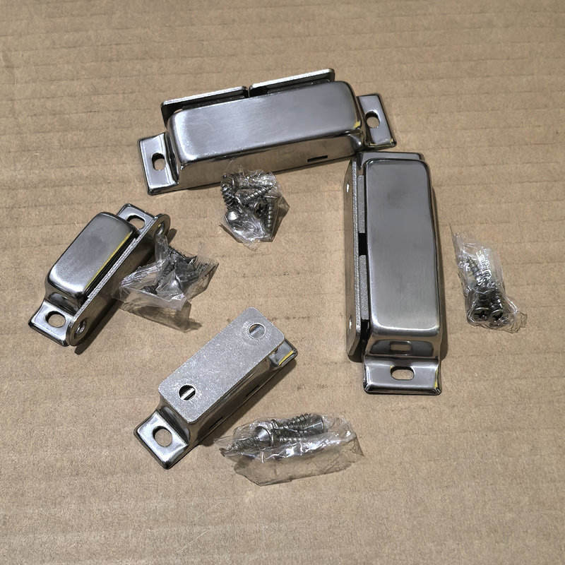 不锈钢柜门磁吸衣橱柜门吸强力吸合器强磁碰珠老式柜门锁卡扣门碰