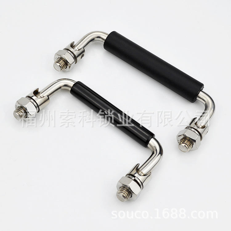 不锈钢折叠拉手 PL004 LS506提手自动化设备工具箱活动拉手门拉手
