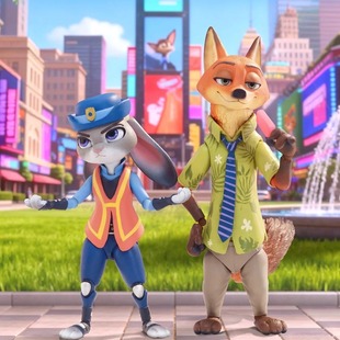 正版 MORSTORM魔力风暴疯狂动物城朱迪&尼克可动人偶潮玩盲盒周边