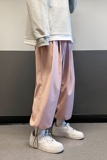 2021春款冰丝五色休闲宽松运动九分裤A061-K1900-P45AAa，男装休闲裤，电商A061