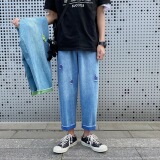 蓝色破洞