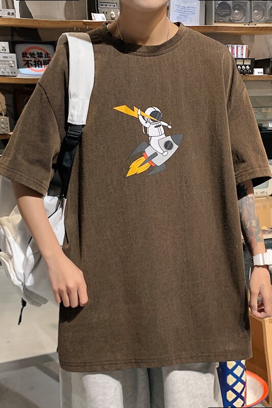 2021年夏季新款宇航员短袖男T恤男潮流短袖A061-T3031aaa,男装T恤,电商A061