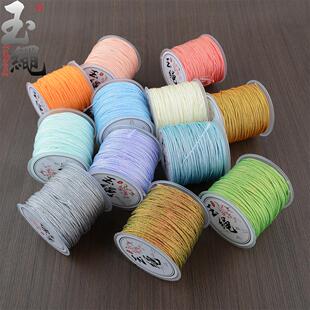 高档变色龙金丝玉线0.8mm72号串珠手工diy编绳线幻彩项链挂绳线材