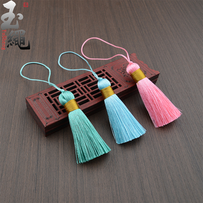 6厘米手工串珠流苏穗子古风饰品