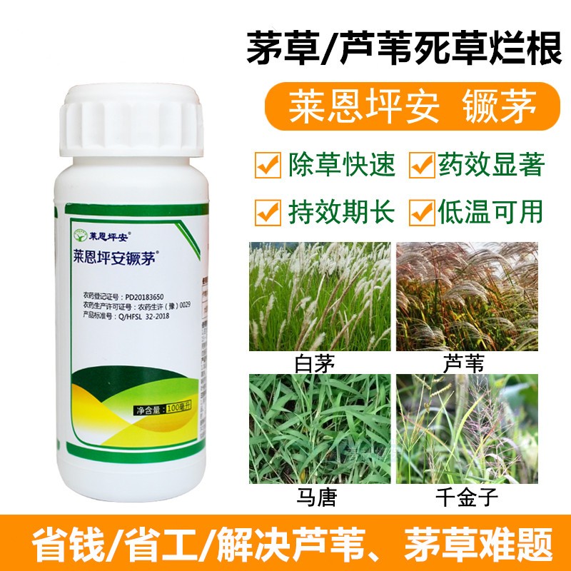 莱恩坪安镢茅芦苇茅草除草剂