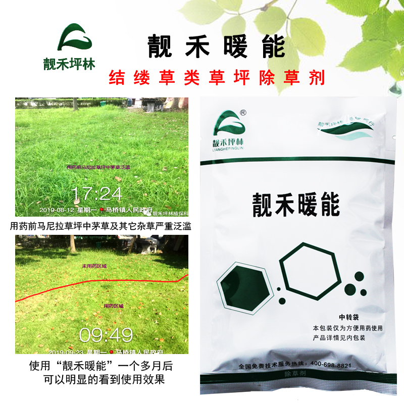 靓禾暖能农药马尼拉台湾草坪除草剂水花生牛筋草马唐莎草茅草烂根