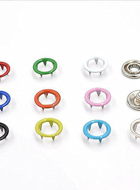 五爪扣免缝宝宝衣服婴儿纽扣按扣防走光四合扣隐形子母扣安装工具