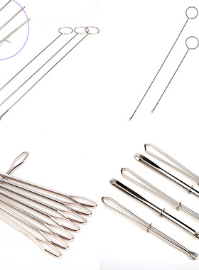 翻带器长反耳钩针大小号不锈钢穿绳器穿带针翻里器DIY穿带器