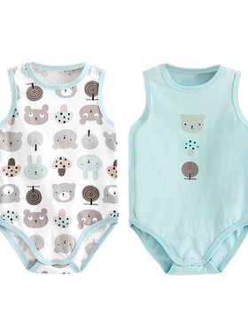 素衣彼时1256婴儿包屁衣爬爬衣纸样 夏宝宝连体衣1:1diy裁剪图纸