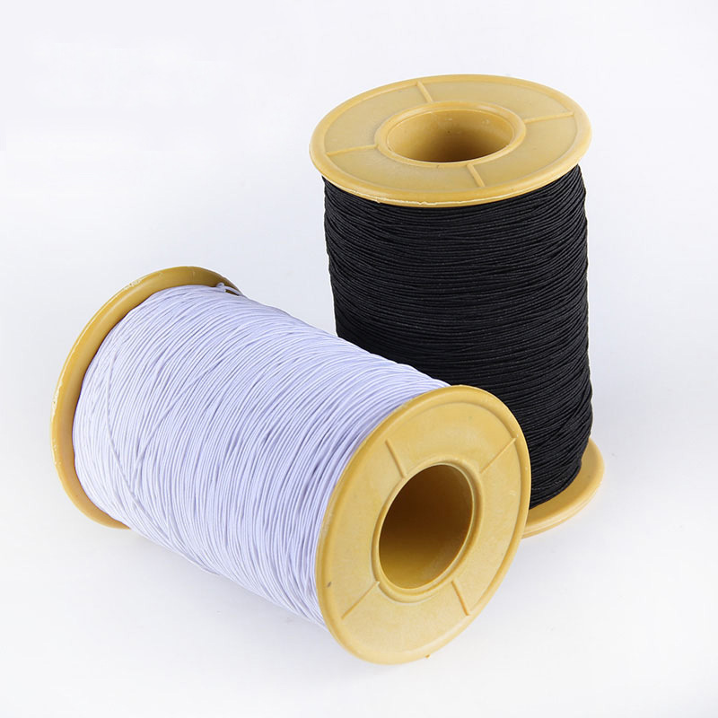 黑色松紧裁缝超细编织弹力线