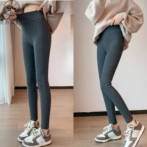 素衣彼时秋冬加厚打底裤裁剪样板