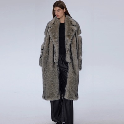 【反季折扣】皮草大衣环保毛