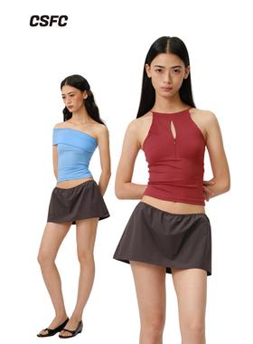 极简时髦的轻便单品 CSFC伞裙廓形裙裤徒步防走光