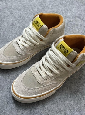 FTMD futuremade小屁孩联名米色翻毛皮中帮男女休闲鞋全麂皮板鞋