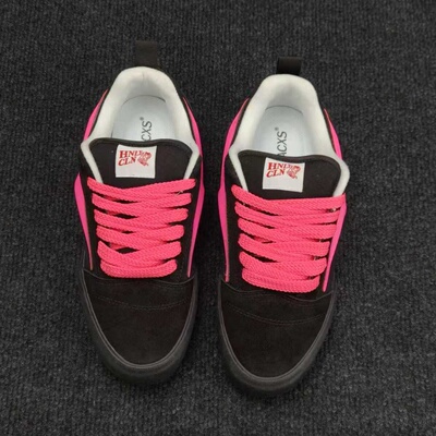 Knu Skool霓影酷炫霓虹火龙果未来风休闲鞋潮流个性闪电鞋面包鞋