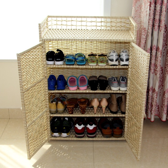 鞋柜简约现代门厅柜鞋架简易货架置物架收纳柜储物柜客厅厂家包邮