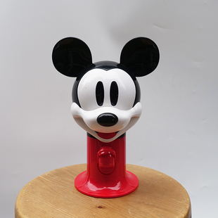 vintage迪士尼米奇中古玩具超大糖盒卡通通用塑料彩色J