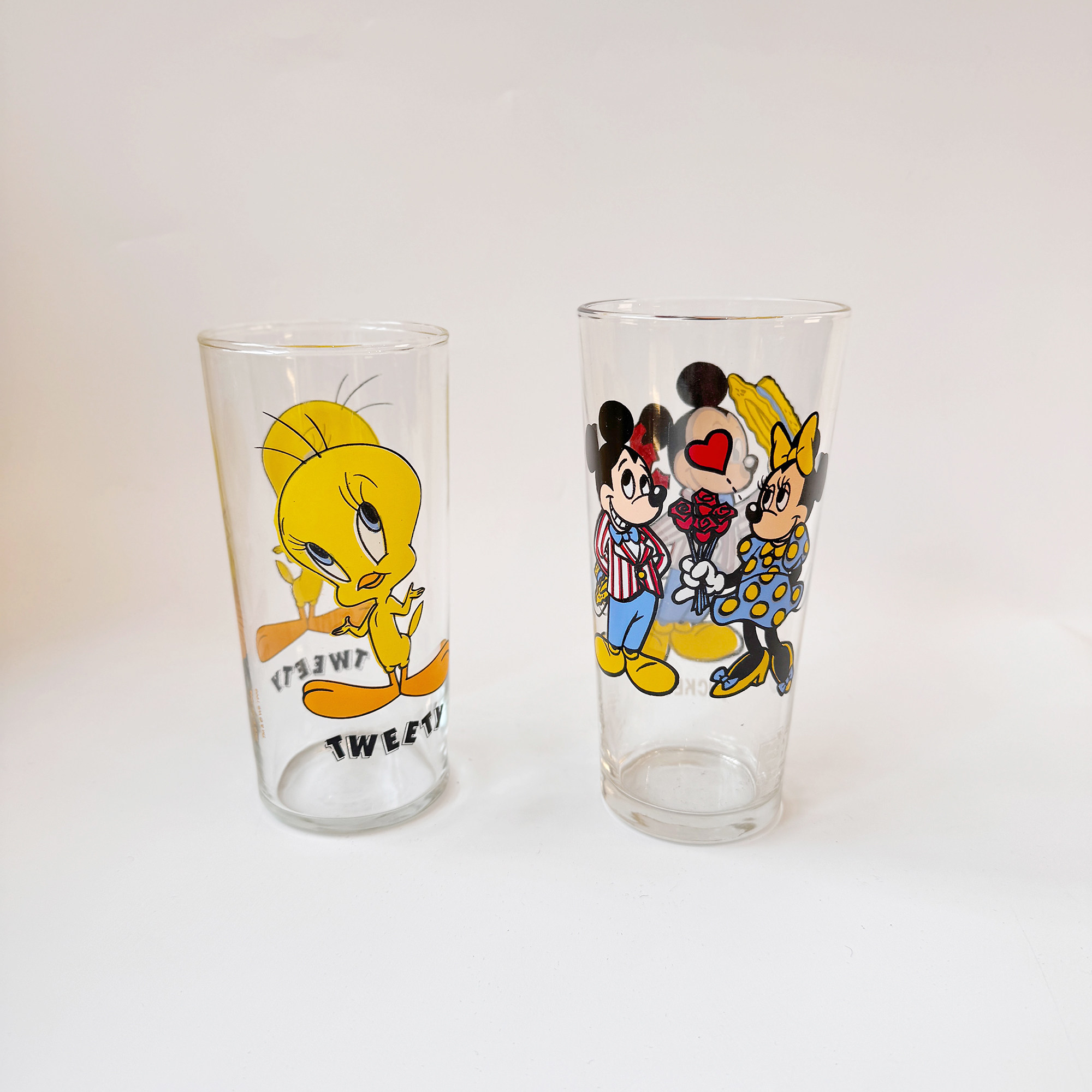 稀有百事可乐迪斯尼杯米奇翠儿啤酒杯实用杯装饰摆件收藏J